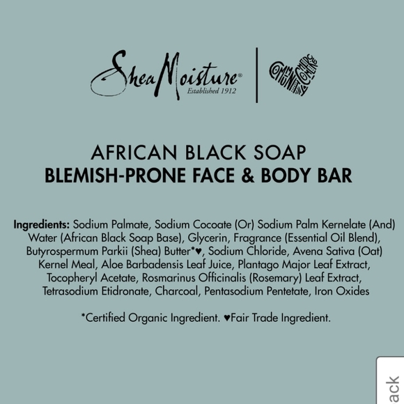 ⭐4/$15 SheaMoisture African Black Soap Shea Butter - Picture 7 of 8